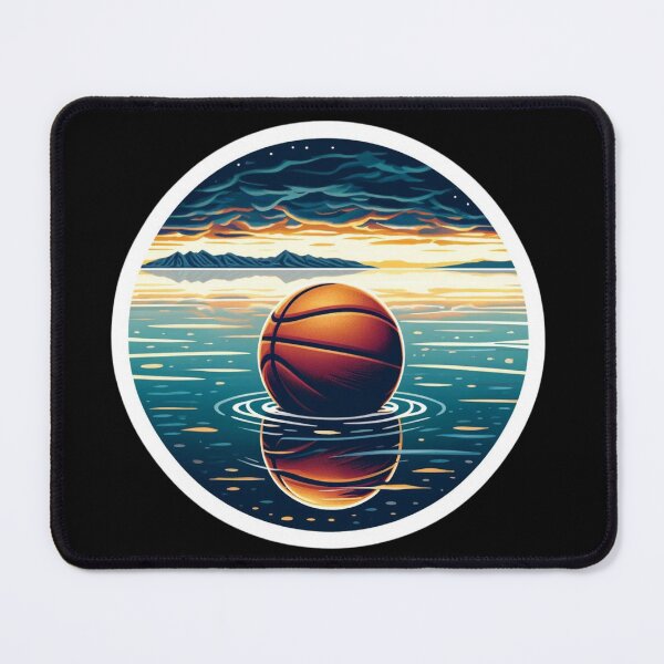 Item preview, Sunset Reflections Basketball designed and sold by pixelpulsenyc.