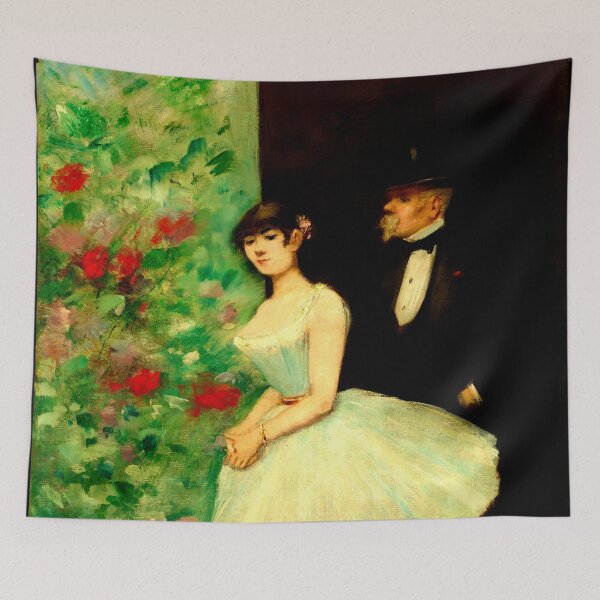 Item preview, Behind the Scenes - 1880 Painting - Jean Louis Forain designed and sold by HeavyHits.