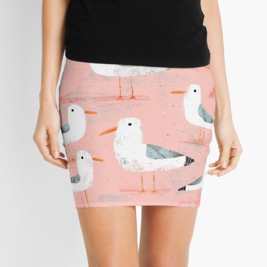 Seagulls on the Shore Mini Skirt