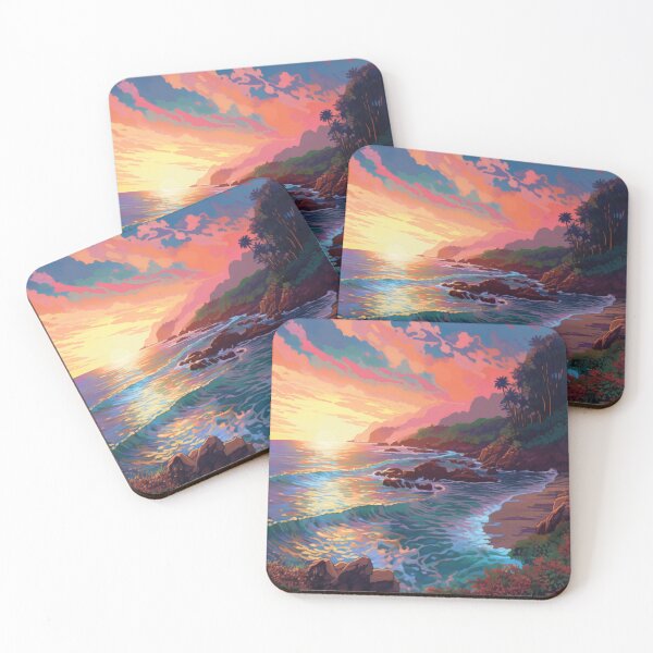 Item preview, Coastal Sunset designed and sold by PrintPulseInk.