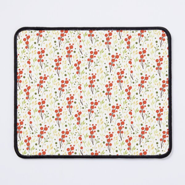 Item preview, "Berrylicious Delight: Seamless Pattern with Red Berries" designed and sold by hjian8219.