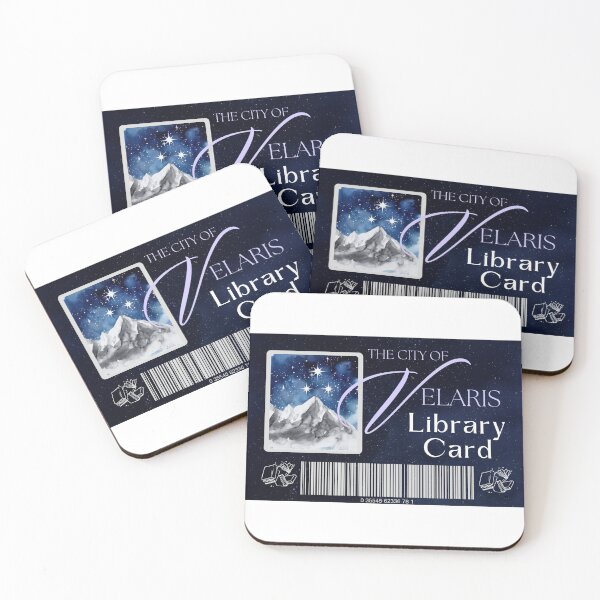 Item preview, City of Velaris Library Card designed and sold by SpectralSprouts.