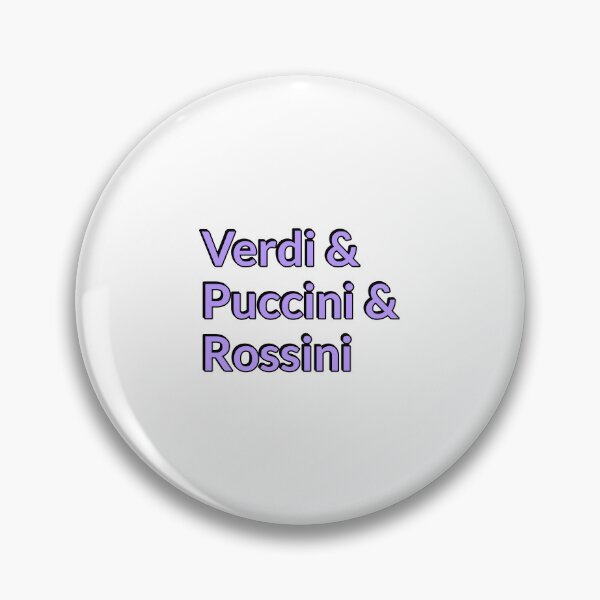 Item preview, Italian opera composers - Puccini, Rossini, Verdi - opera lovers designed and sold by Inspirationmotivation.