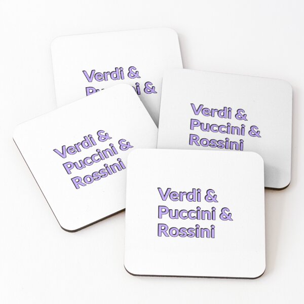 Item preview, Italian opera composers - Puccini, Rossini, Verdi - opera lovers designed and sold by Inspirationmotivation.