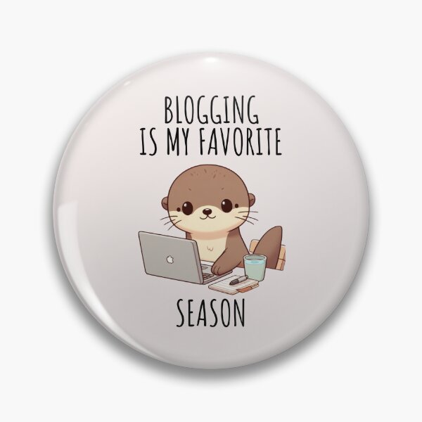 Item preview, Blogging Otter designed and sold by LemuellTrends.