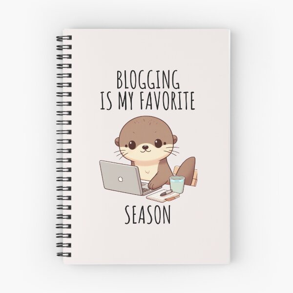 Item preview, Blogging Otter designed and sold by LemuellTrends.