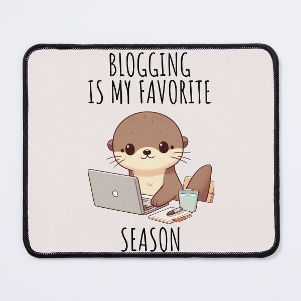 Item preview, Blogging Otter designed and sold by LemuellTrends.