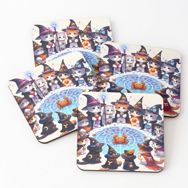 Item preview,  "Mystical Whiskers: Zodiac Wizardry" designed and sold by MindVibe.