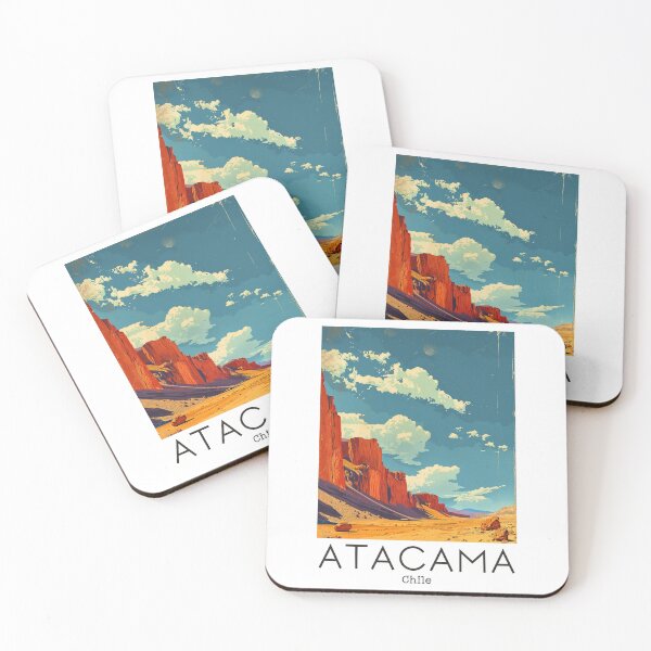 Item preview, A Vintage Travel Illustration of Atacama Desert - Chile designed and sold by GoodOldVintage.