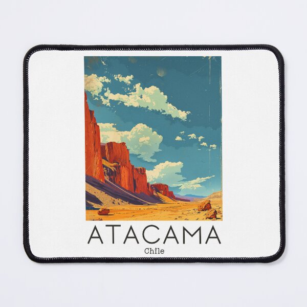 Item preview, A Vintage Travel Illustration of Atacama Desert - Chile designed and sold by GoodOldVintage.