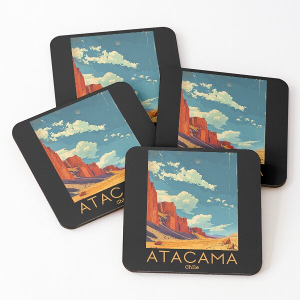 Item preview, A Vintage Travel Illustration of Atacama Desert - Chile designed and sold by GoodOldVintage.