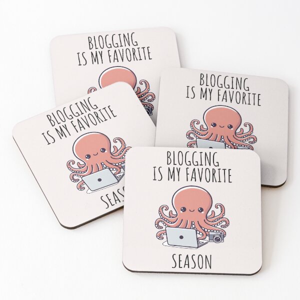 Item preview, Blogging Octopus designed and sold by LemuellTrends.