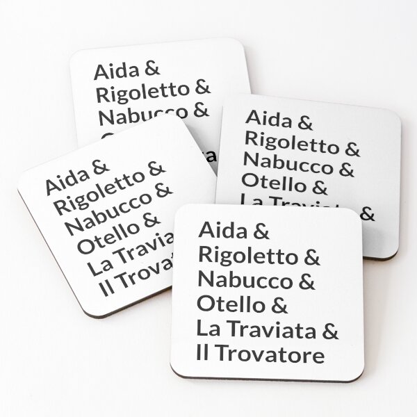 Item preview, Verdi operas designed and sold by Inspirationmotivation.
