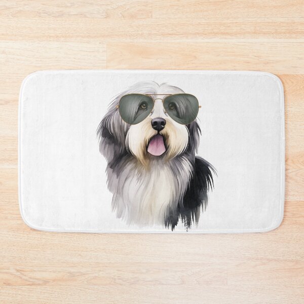 Item preview, Cute Bearded Collie Wearing Sunglasses designed and sold by TheAnimalZ00.