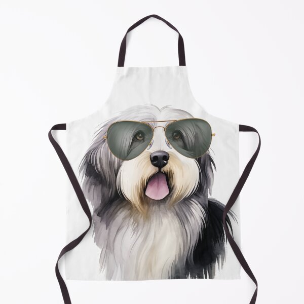 Item preview, Cute Bearded Collie Wearing Sunglasses designed and sold by TheAnimalZ00.
