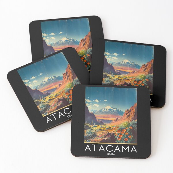 Item preview, A Vintage Travel Illustration of Atacama Desert - Chile designed and sold by GoodOldVintage.