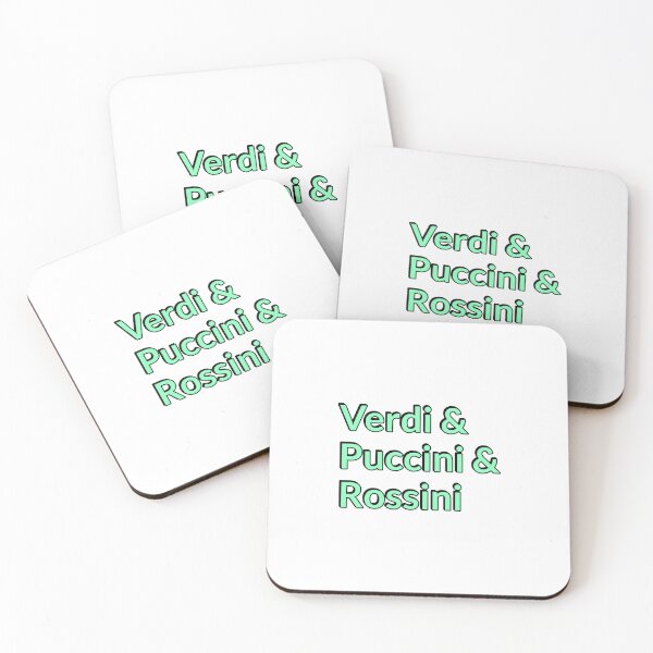 Item preview, Italian opera composers - Puccini, Rossini, Verdi designed and sold by Inspirationmotivation.