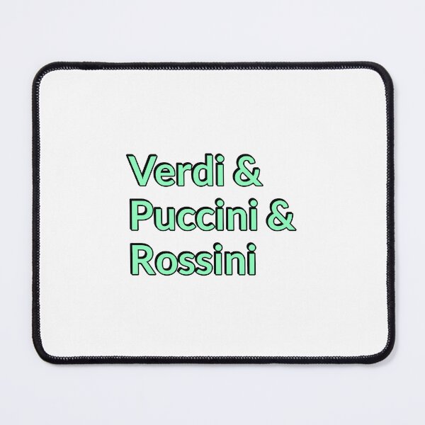 Item preview, Italian opera composers - Puccini, Rossini, Verdi designed and sold by Inspirationmotivation.