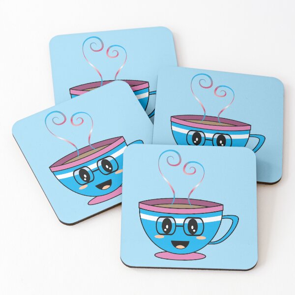 Item preview, Equalitea Transgender Masc Flag Pride  w/ tall glasses designed and sold by qteapiecastle.