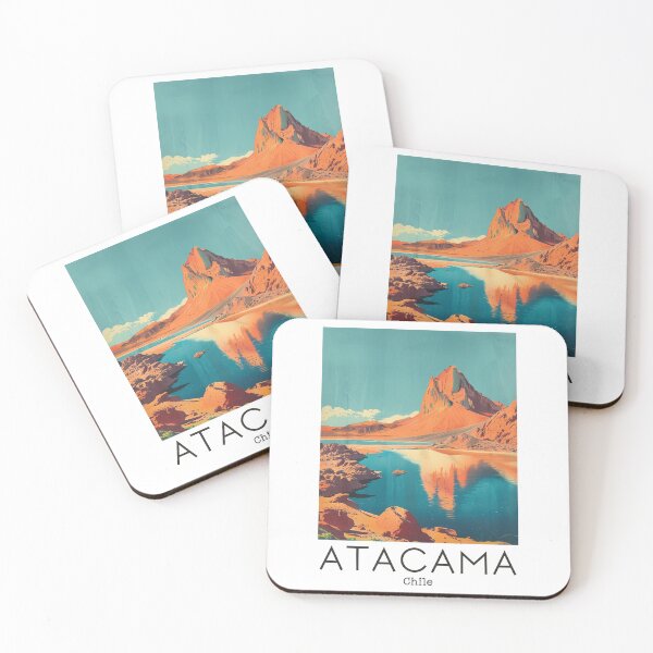 Item preview, A Vintage Travel Illustration of Atacama Desert - Chile designed and sold by GoodOldVintage.