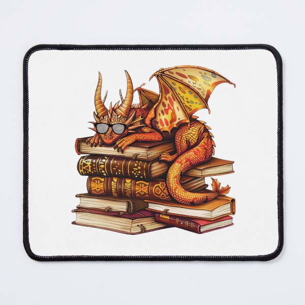 Item preview, Dragon And Books designed and sold by TheAnimalZ00.