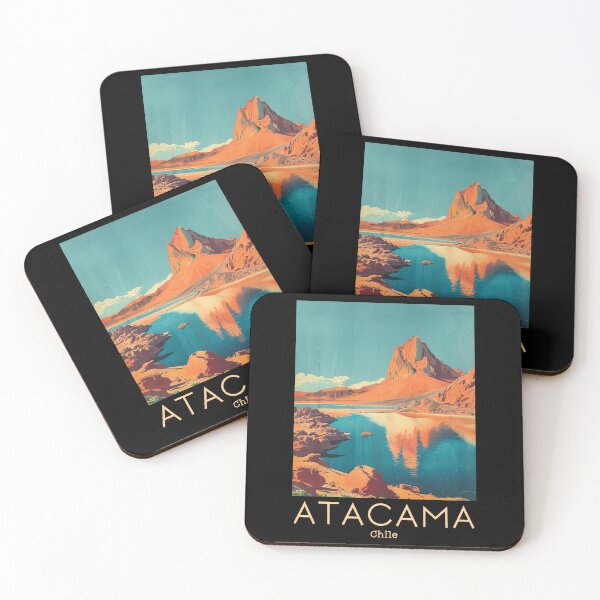 Item preview, A Vintage Travel Illustration of Atacama Desert - Chile designed and sold by GoodOldVintage.