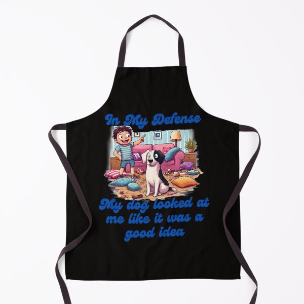 Item preview, In My Defense, My dog looked at me like it was a good idea. Funny Dog Meme Design designed and sold by Jim Stephens.