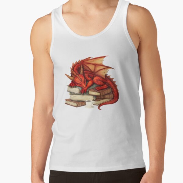 Item preview, Red Dragon And Books designed and sold by TheAnimalZ00.