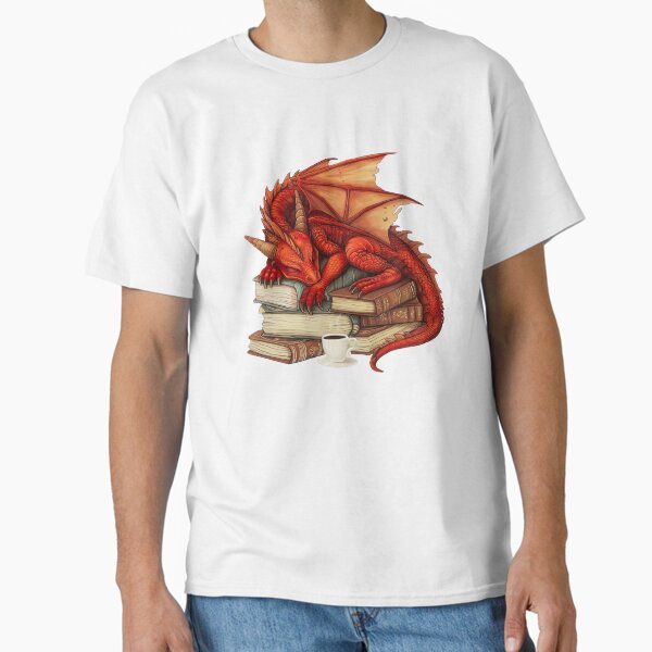 Artikel-Vorschau von Roter Drache und Bücher, designt und verkauft von TheAnimalZ00.