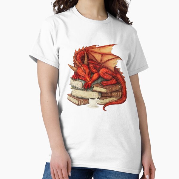 Artikel-Vorschau von Roter Drache und Bücher, designt und verkauft von TheAnimalZ00.