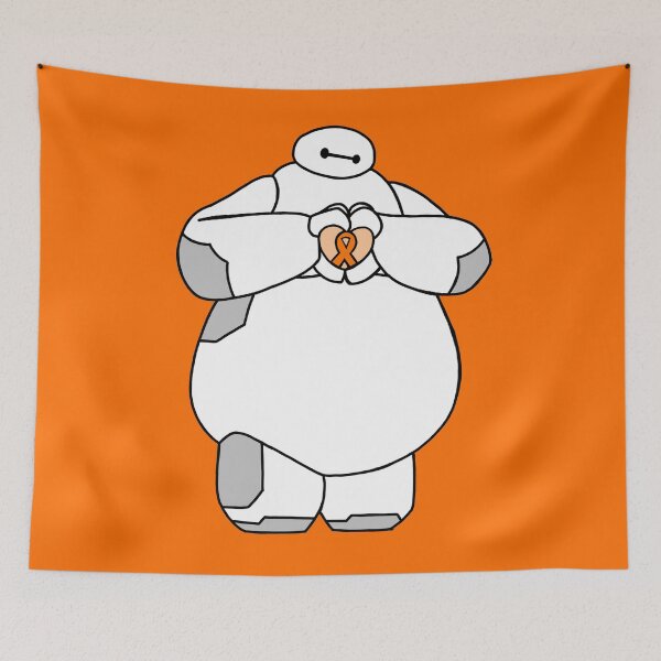 Item preview, Health care robot holding Awareness Ribbon (Orange) designed and sold by CaitlynConnor.