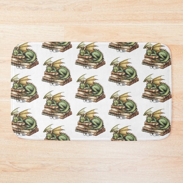 Item preview, Green Dragon And Books designed and sold by TheAnimalZ00.
