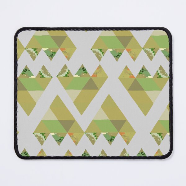 Item preview, GEO triangles Green PLAID designed and sold by Ldydesign.