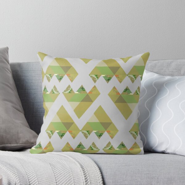 Item preview, GEO triangles Green PLAID designed and sold by Ldydesign.