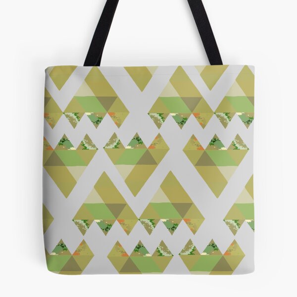Item preview, GEO triangles Green PLAID designed and sold by Ldydesign.