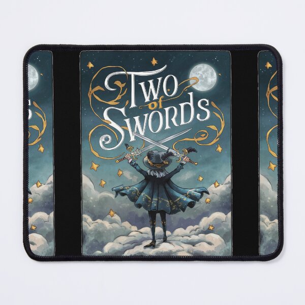 Item preview, Tarot Card - Two of Swords designed and sold by ZodiacWonders.