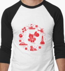 Different toys for children. Men's Baseball ¾ T-Shirt