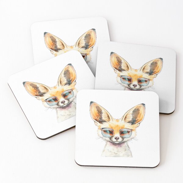 Item preview, Fennec Fox Wearing Sunglasses designed and sold by TheAnimalZ00.