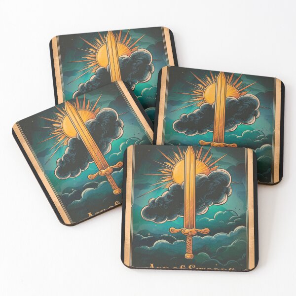 Item preview, Tarot Card - Ace of Swords designed and sold by ZodiacWonders.
