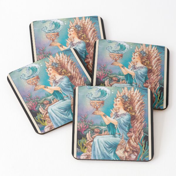Item preview, Tarot Card - Queen of Cups designed and sold by ZodiacWonders.