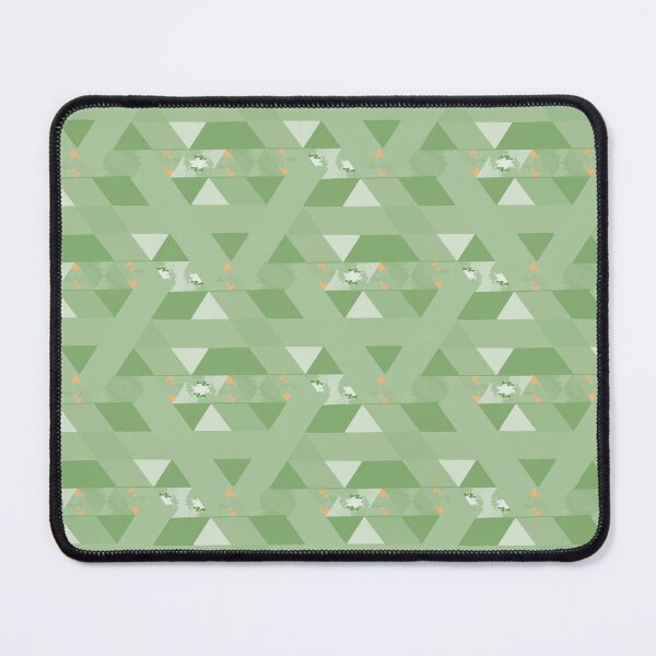 Item preview, GEO triangles Light Green Hex designed and sold by Ldydesign.
