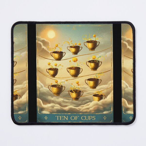 Item preview, Tarot Card - Ten of Cups designed and sold by ZodiacWonders.
