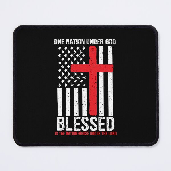 Item preview, One Nation Under God Blessed Patriotic American Flag designed and sold by tshirtexpressiv.