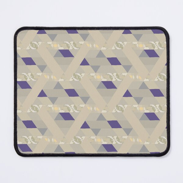 Item preview, GEO triangles Creme Grey Hex designed and sold by Ldydesign.