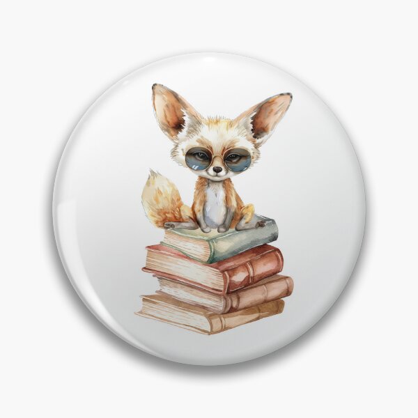 Item preview, Fennec Fox And Books designed and sold by TheAnimalZ00.