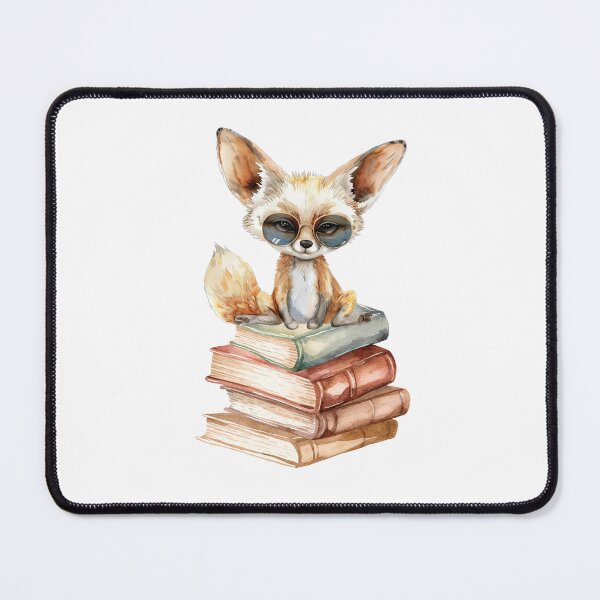 Item preview, Fennec Fox And Books designed and sold by TheAnimalZ00.