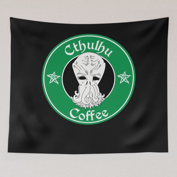 Item preview, Cthulhu Coffee Logo designed and sold by MariahKulas.
