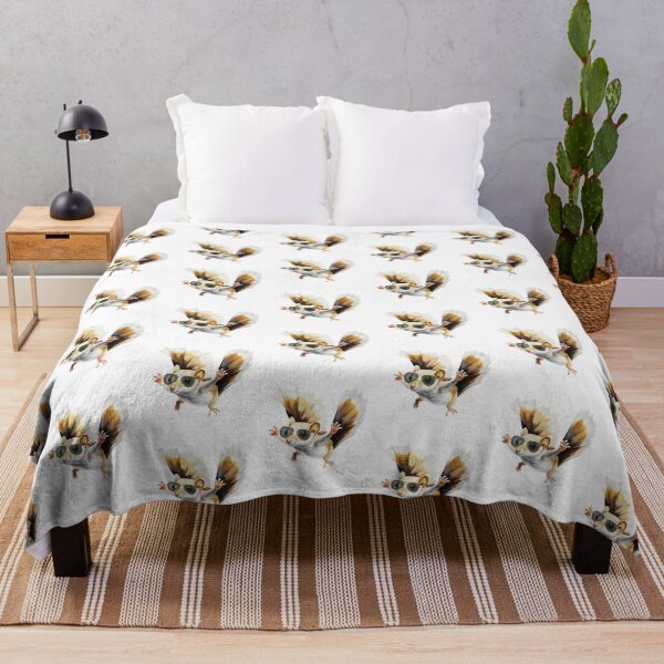 Flying Squirrel Throw Blankets for Sale Redbubble