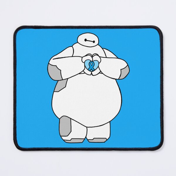 Item preview, Health care robot holding Awareness Ribbon (Blue) designed and sold by CaitlynConnor.