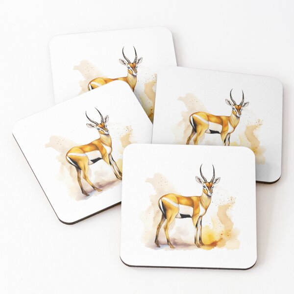 Item preview, Watercolor Springbok designed and sold by TheAnimalZ00.
